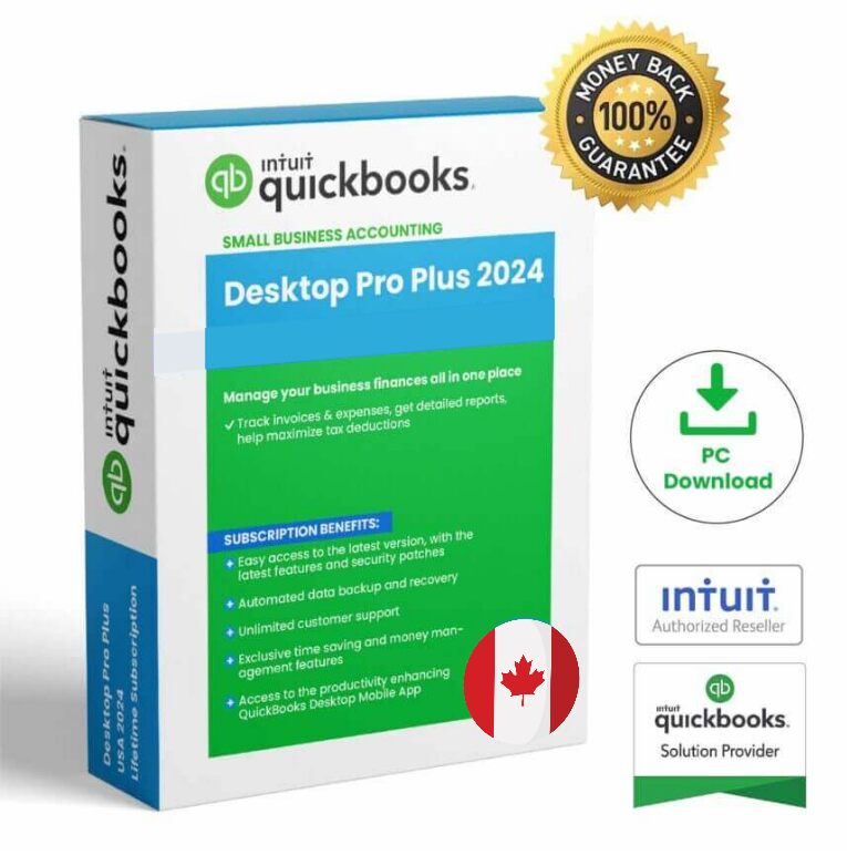 Quickbooks Desktop Pro Plus 2024 3 Users |CA Version